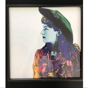 Framed Andy Warhol Print